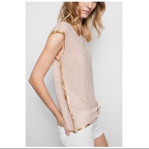 Zagdig & Voltaire Dallas Foil Tank Top